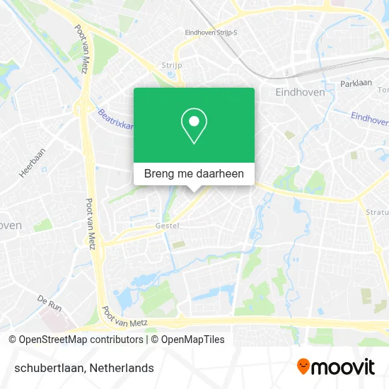 schubertlaan kaart