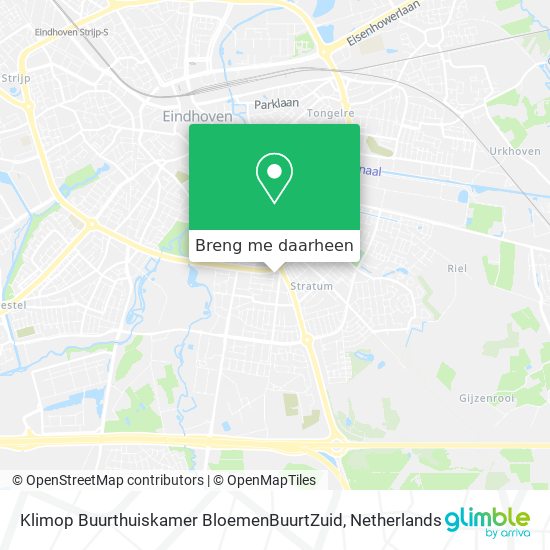 Klimop Buurthuiskamer BloemenBuurtZuid kaart