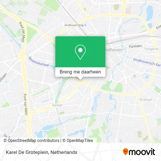 Karel De Groteplein kaart