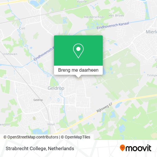 Strabrecht College kaart