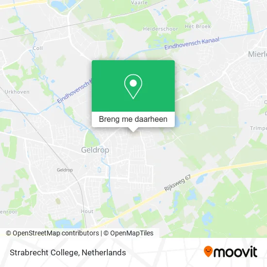 Strabrecht College kaart