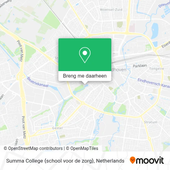 Summa College {school voor de zorg} kaart