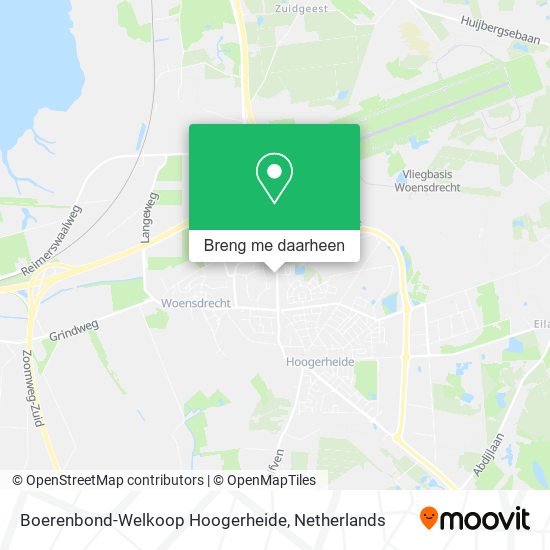 Boerenbond-Welkoop Hoogerheide kaart