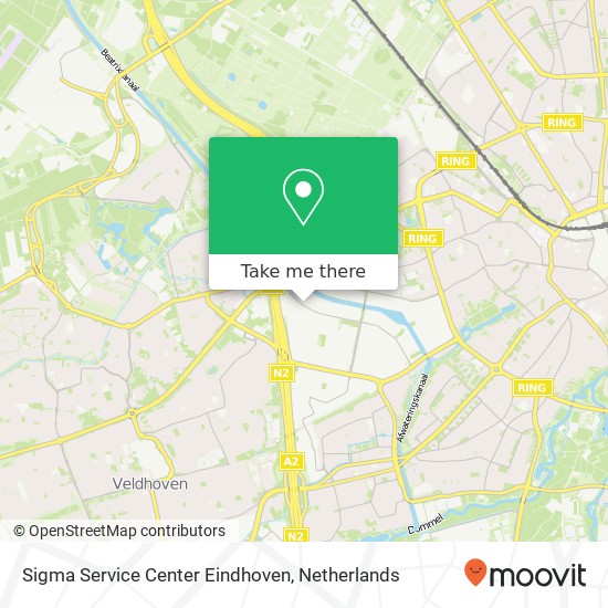 Sigma Service Center Eindhoven kaart