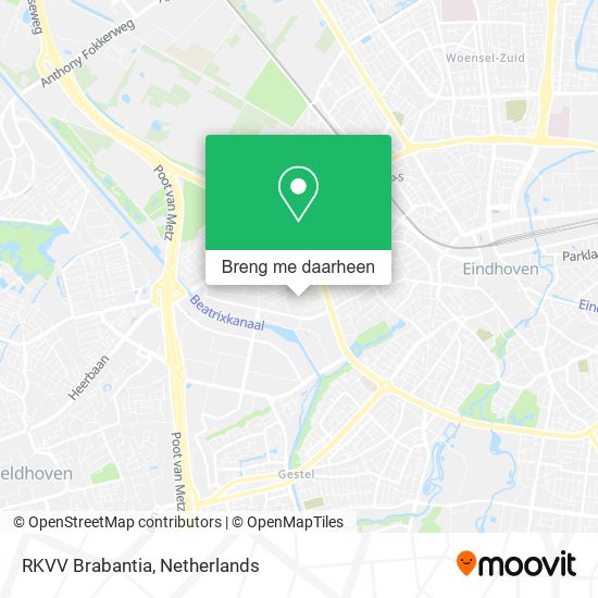 RKVV Brabantia kaart