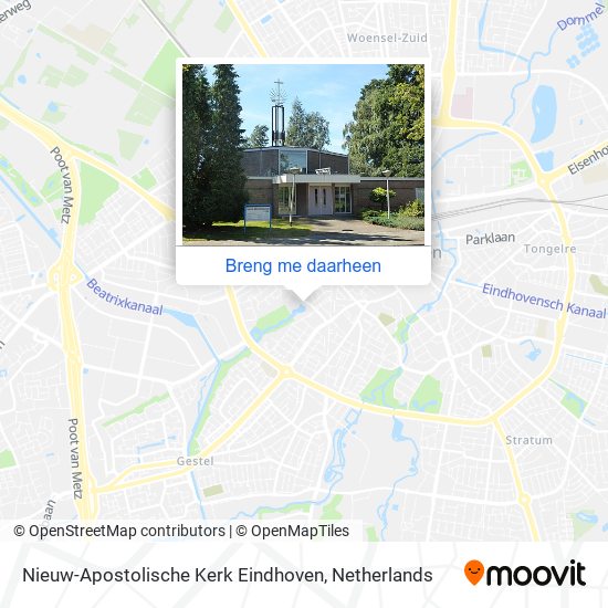 Nieuw-Apostolische Kerk Eindhoven kaart