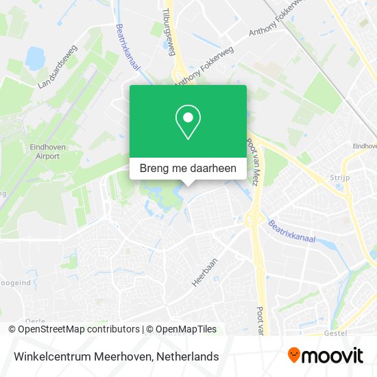 Winkelcentrum Meerhoven kaart