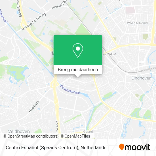 Centro Español (Spaans Centrum) kaart