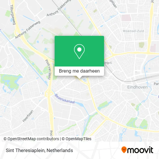 Sint Theresiaplein kaart