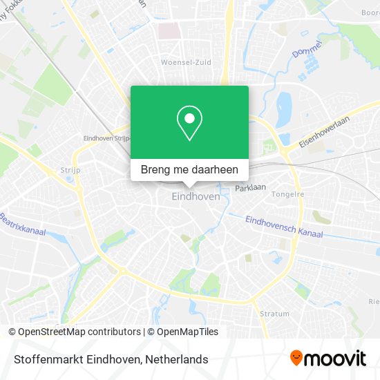 Stoffenmarkt Eindhoven kaart