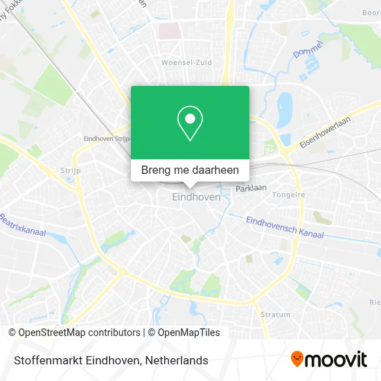 Stoffenmarkt Eindhoven kaart