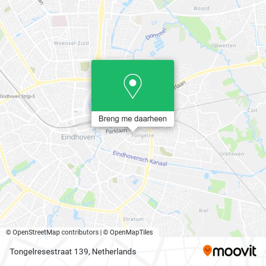 Tongelresestraat 139 kaart