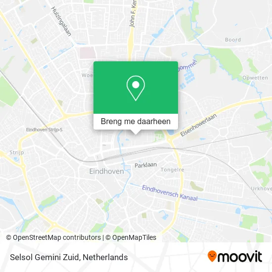 Selsol Gemini Zuid kaart