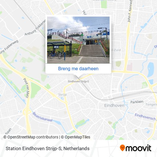 Station Eindhoven Strijp-S kaart