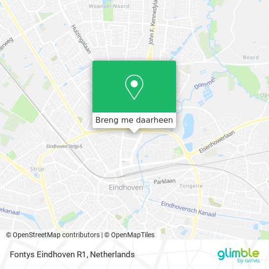 Fontys Eindhoven R1 kaart