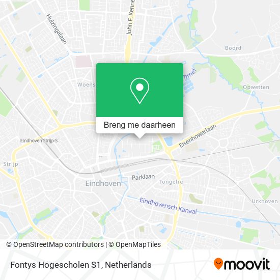 Fontys Hogescholen S1 kaart