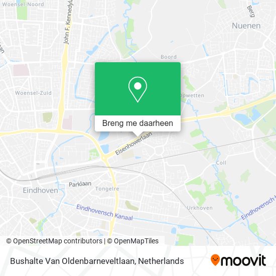 Bushalte Van Oldenbarneveltlaan kaart