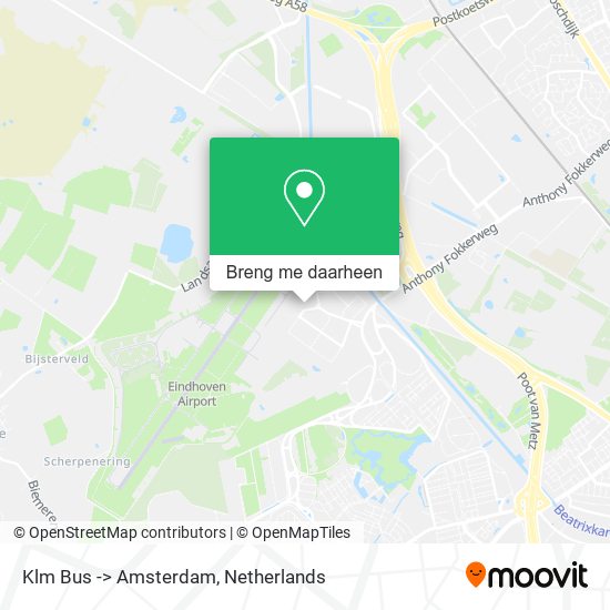 Klm Bus -> Amsterdam kaart