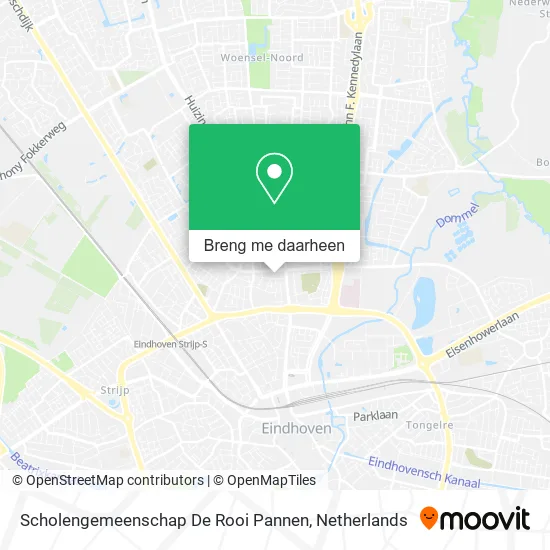 Scholengemeenschap De Rooi Pannen kaart