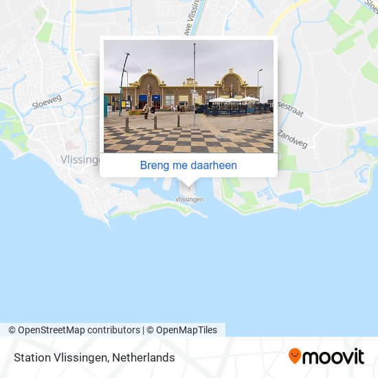 Station Vlissingen kaart