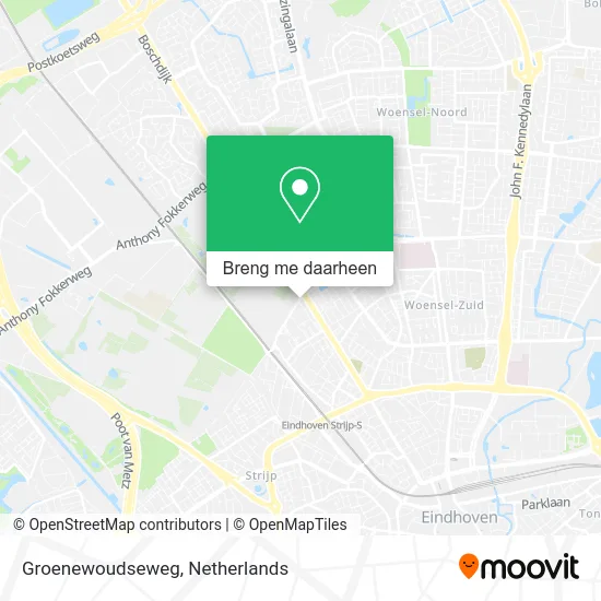 Groenewoudseweg kaart