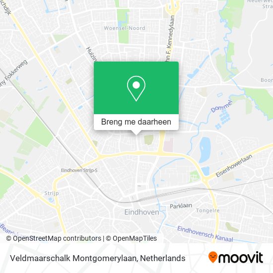 Veldmaarschalk Montgomerylaan kaart