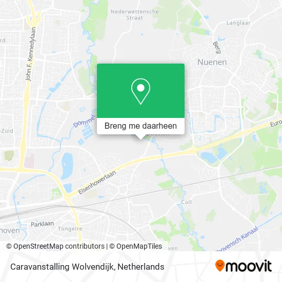 Caravanstalling Wolvendijk kaart