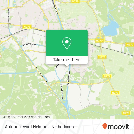 Autoboulevard Helmond kaart