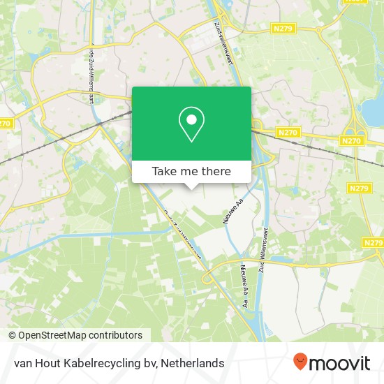 van Hout Kabelrecycling bv kaart