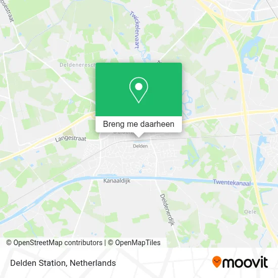 Delden Station kaart