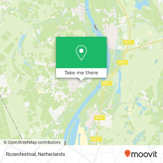 Rozenfestival kaart