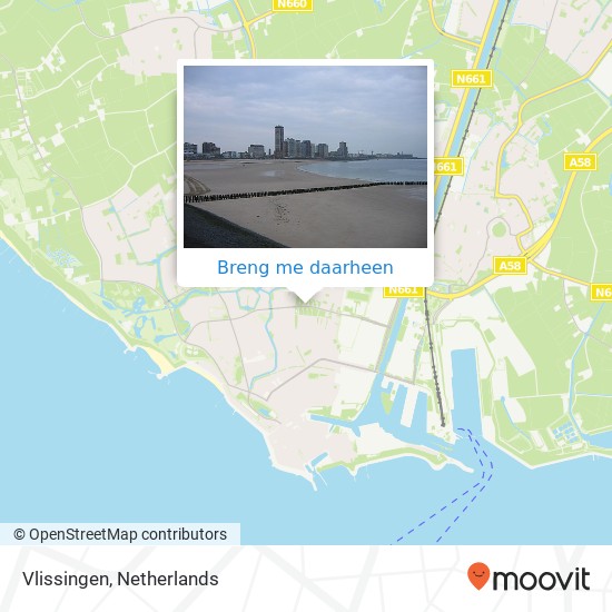 Vlissingen kaart