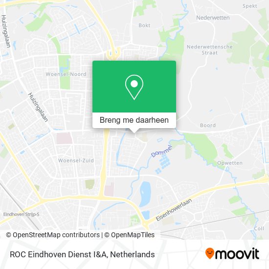 ROC Eindhoven Dienst I&A kaart