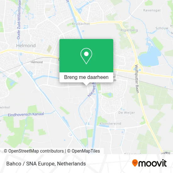 Bahco / SNA Europe kaart