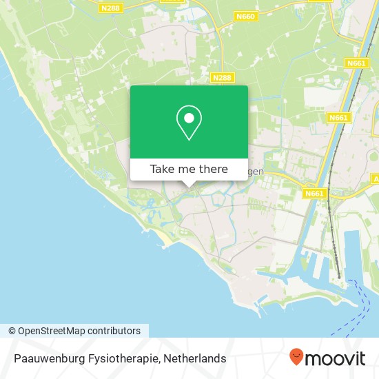 Paauwenburg Fysiotherapie kaart