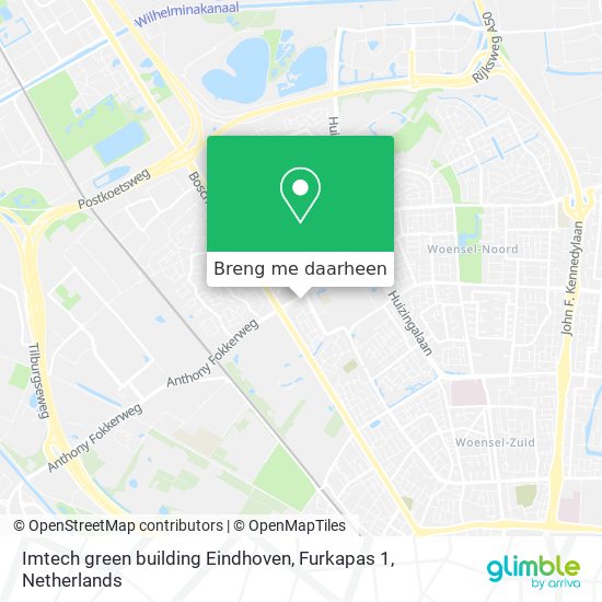 Imtech green building Eindhoven, Furkapas 1 kaart