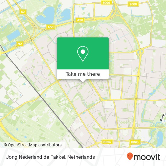 Jong Nederland de Fakkel kaart