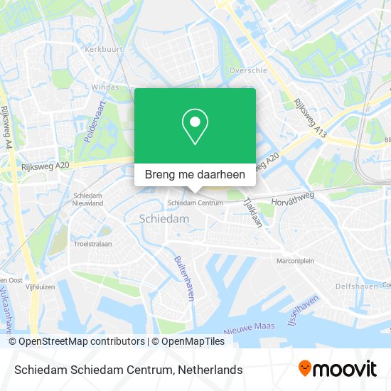 Schiedam Schiedam Centrum kaart