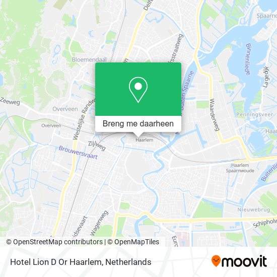Hotel Lion D Or Haarlem kaart