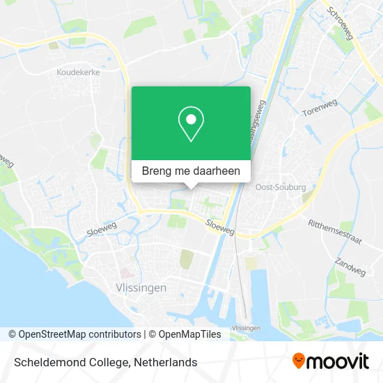 Scheldemond College kaart