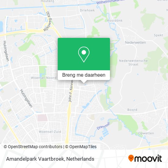 Amandelpark Vaartbroek kaart