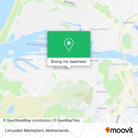 IJmuiden Marktplein kaart