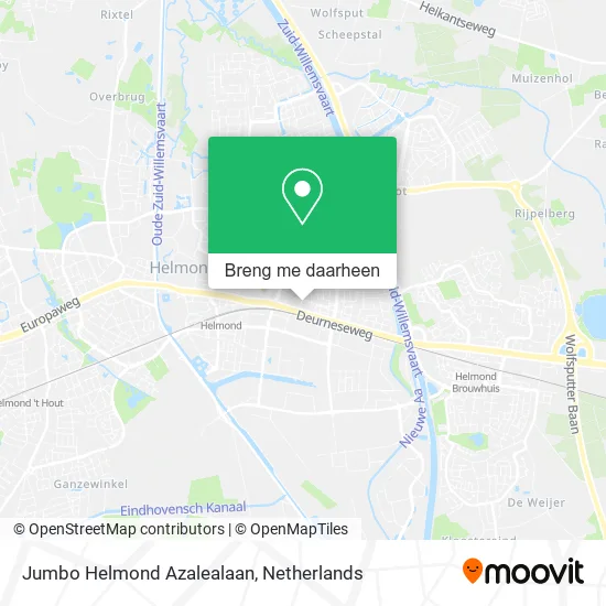 Jumbo Helmond Azalealaan kaart