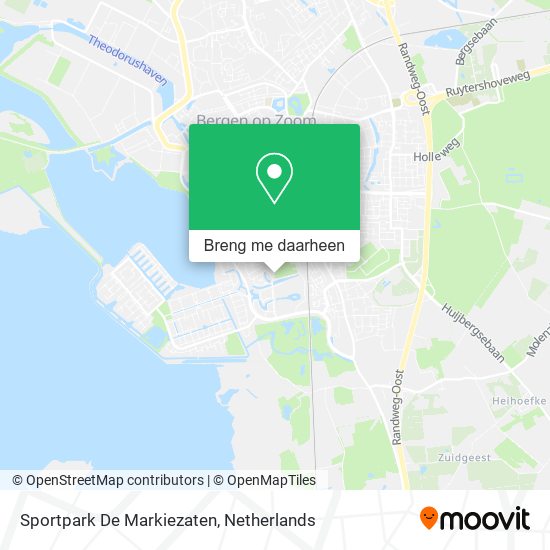 Sportpark De Markiezaten kaart