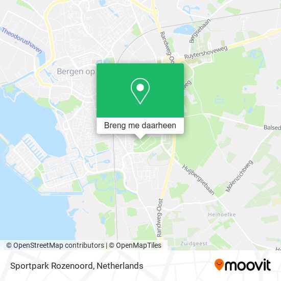 Sportpark Rozenoord kaart