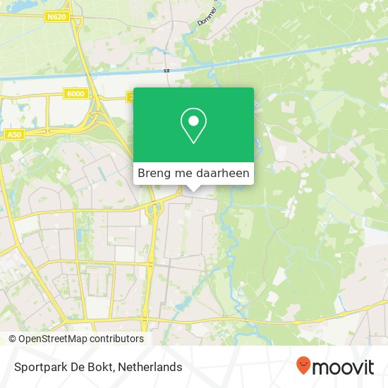 Sportpark De Bokt kaart