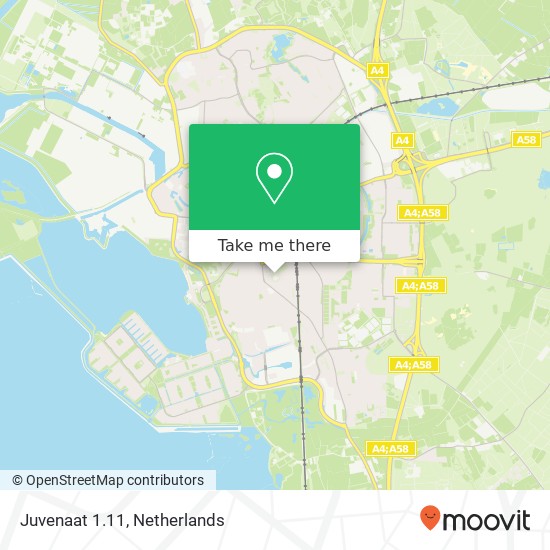 Juvenaat 1.11 kaart