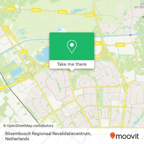 Blixembosch Regionaal Revalidatiecentrum kaart