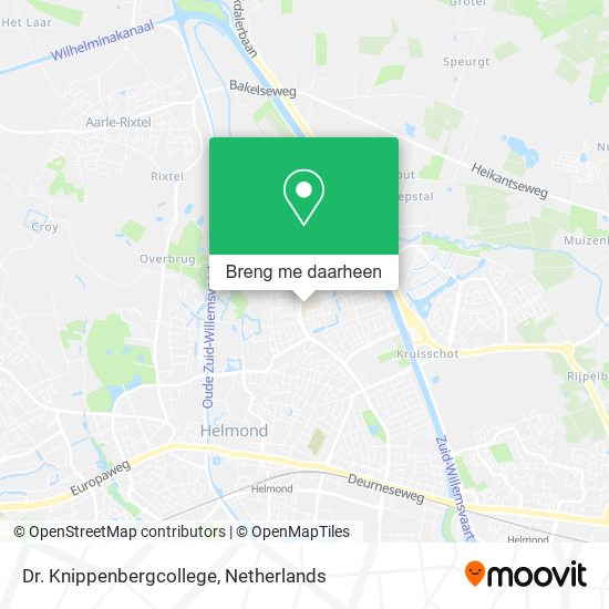 Dr. Knippenbergcollege kaart
