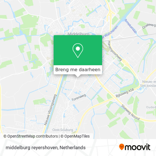 middelburg reyershoven kaart